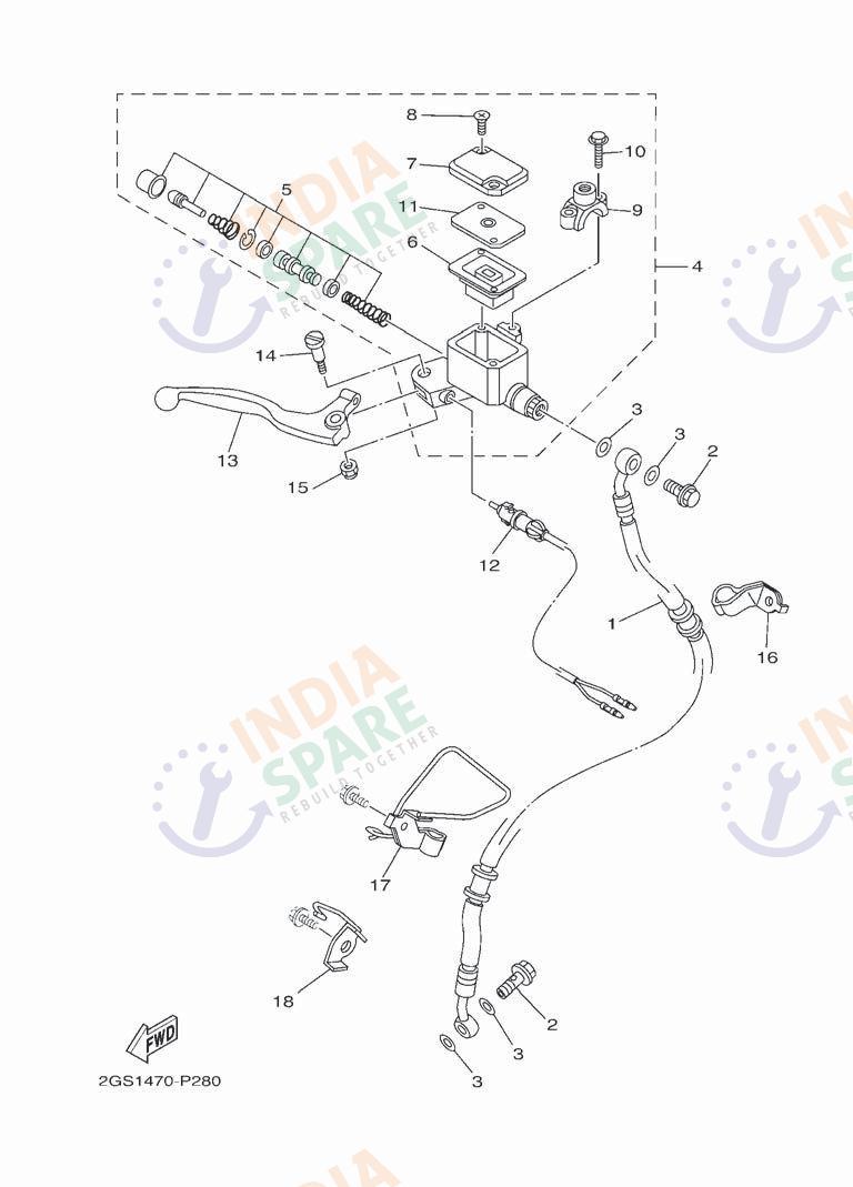 FRONT MASTER CYLINDER